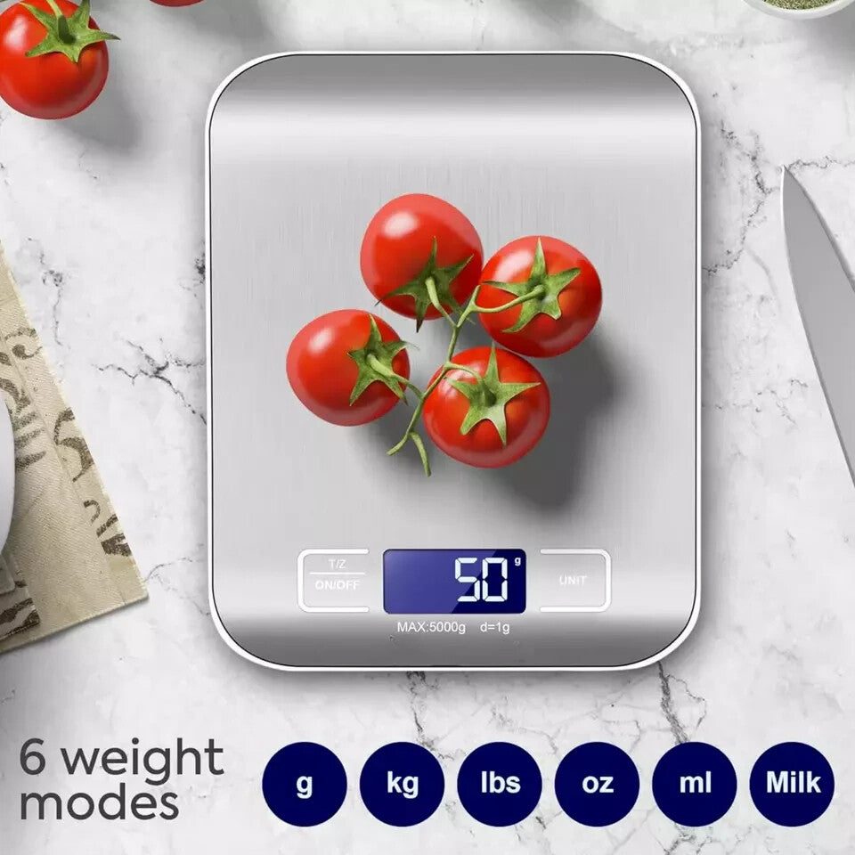 TC 5kg Digital Kitchen Scales LCD Food Weight Postal Scale Electronic Balance