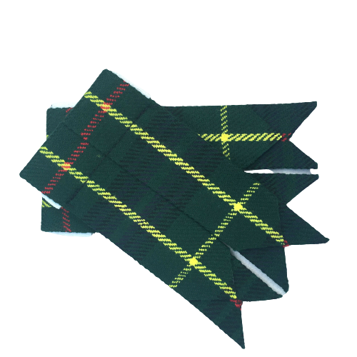 Kilt Hose Flashes Various Colours Tartans/Highland Kilt Sock Flashes Pointed