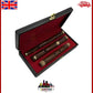 Tartancity 4-Part Irish Rosewood D Flute 26" - Includes Case & Two Reeds