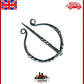 Scottish Wrought Iron Cloak Pin Penannular Brooch - Kilt Pin & Brooches Highland