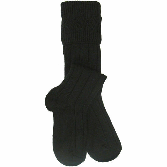 Mens Woollen Mix Scottish Highland Kilt Hose/Socks Tartancity