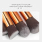 10pcs Marbling Kabuki Professional Make-up Brush Set Brushes Blusher Face Powder