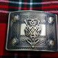 TC Men’s Kilt Belt Buckle Celtic Knot Work Antique/Highland kilt Buckle Thistle