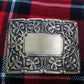 TC Mens Deluxe Thistle Design Kilt Belt Buckle Antique Finish/kilt belt Buckles