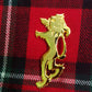 Men’s Scottish Lion Rampant Gold Kilt Pin 4"/Highland lion Rampant Kilt pin 4"