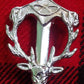 Scottish Kilt Pin Thistle Hilt Sword 4"/Highland kilt pin/Larg Safety pin Brooch