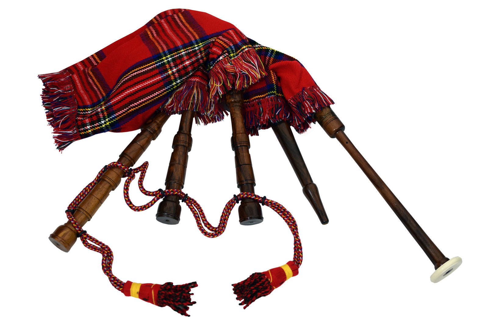 Tartancity Junior Playable Bagpipes for Kids - Royal Stewart Style Bagpipe