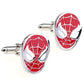 SUPERHERO MENS WEDDING SHIRT CUFFLINKS MARVEL DC Superman Batman Spiderman Gift