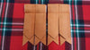 T C Men’s Kilt Sock Flashes Irish Saffron Tartan/irish tartan Kilt Hose Flashes