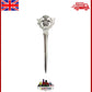 4" Scottish Thistle Kilt Pin - Silver Finish Highland Hilt for Kilts