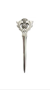 New Scottish Thistle Kilt Pins Silver Finish 4"/Highland kilt Pin Thistle Hilt