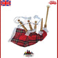 TC - Junior Playable Bagpipes - Royal Stewart Tartan Toy Bagpipe for Kids