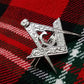 TC Masonic Cap Badges/Glengarry cap/Hat Badge Pin masonic Silver Chrome Finish
