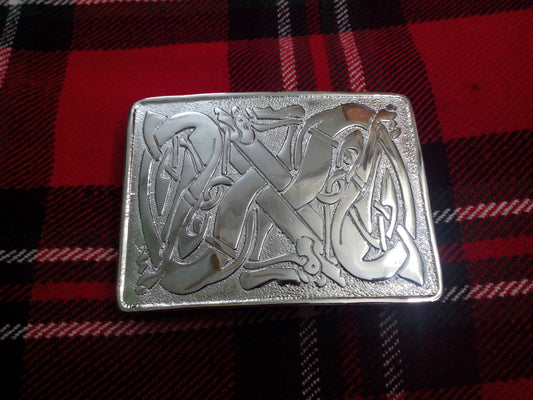 TC New Celtic Entwined Pattern Kilt Belt Buckle/Scottish Kilt Buckles CELTIC