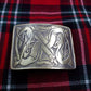 TC Celtic Kilt Belt Buckle Brass Antique Finish/kilt belt Buckle Celtic Pattern