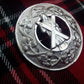 TC Men’s Scottish Kilt Fly Plaid Brooches ST Andrew Silver Plated/plaid brooches