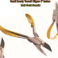 Chiropody Toe Nail Clippers for Thick Nails Cutter 4" Half Gold Colored Handle
