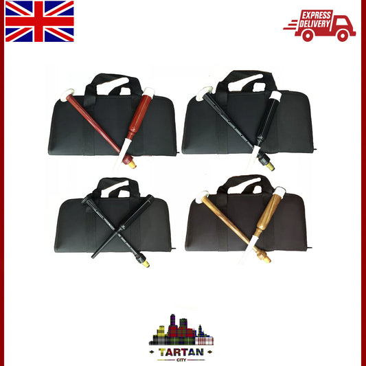 Wooden Bagpipe Practice Chanter – 4 Colors, Includes Reeds