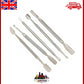 AC Cuticle Pusher Spoon Manicure Nail Pusher Scraper Remover Stainless Steel