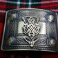 TC Men’s Kilt Belt Buckle Celtic Knot Work Antique/Highland kilt Buckle Thistle