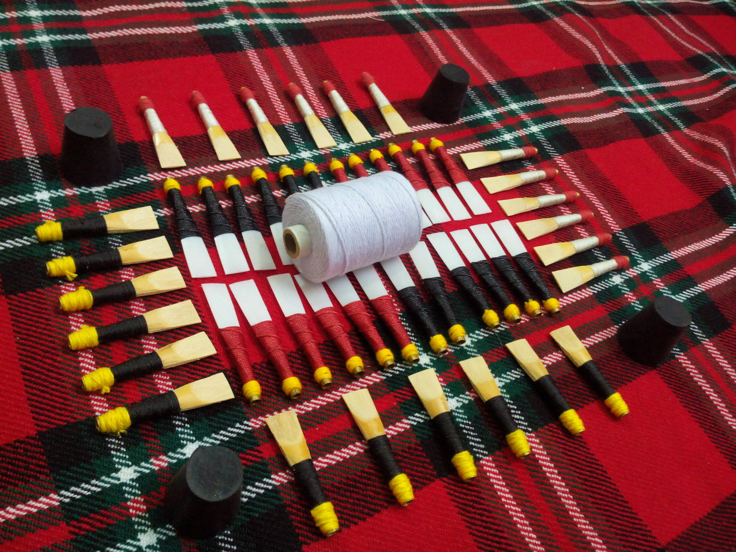 TC Bagpipes Cane Reeds,Hemp,Stock Drone Rubber Corks,Practice Chanter Reeds,Reed