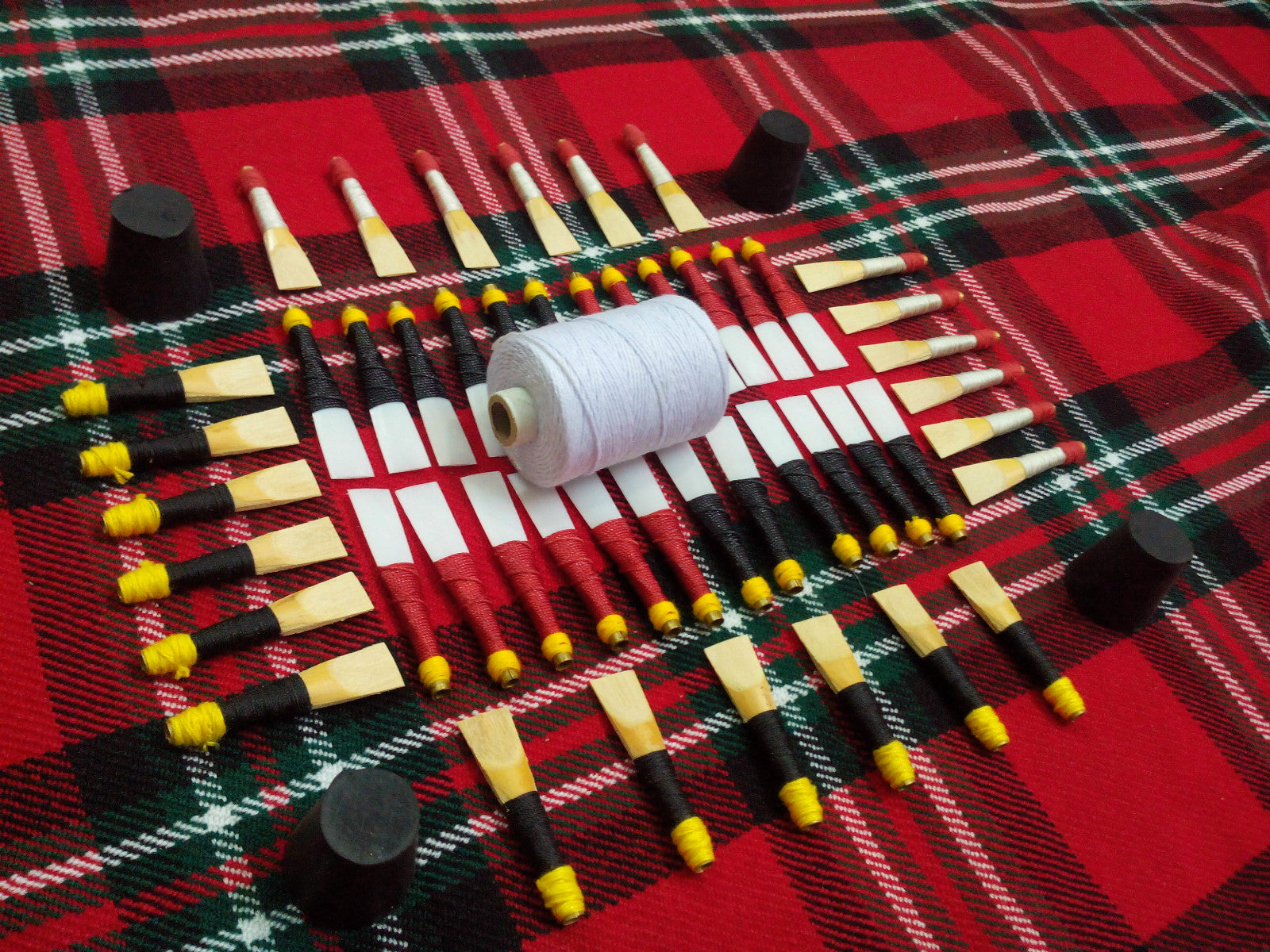 TC Bagpipes Cane Reeds,Hemp,Stock Drone Rubber Corks,Practice Chanter Reeds,Reed