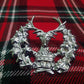 TC NEW GORDON HIGHLANDERS CAP BADGE CHROME FINISH/GORDON HIGHLANDERS REGIMENT