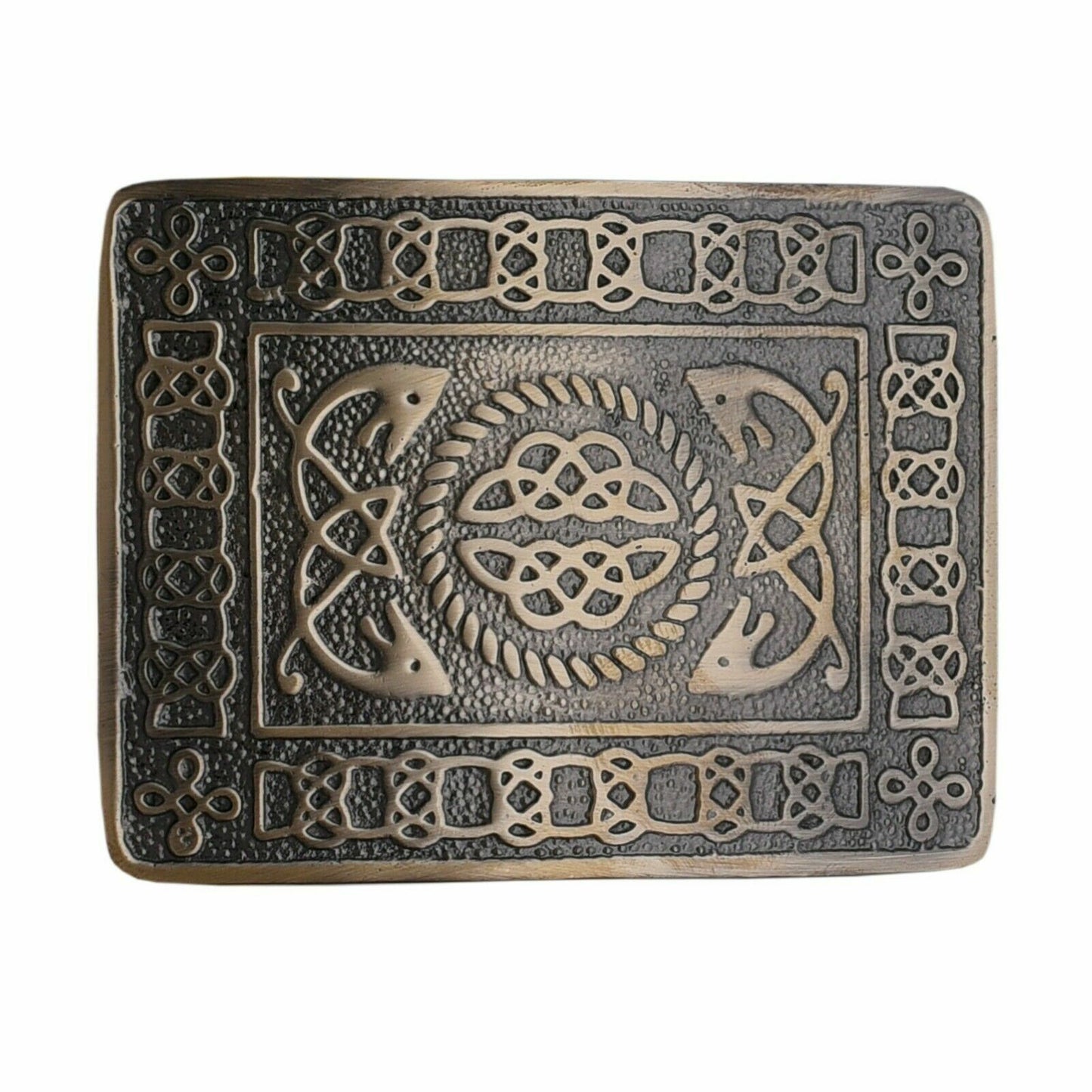 Tartancity Men's Kilt Belt Buckles - Antique Celtic Design, Scottish Style