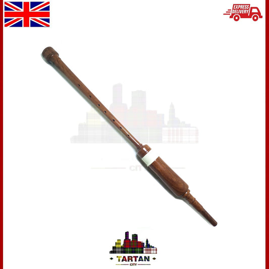 Tartancity Beginner’s Bagpipe Chanter – 22” Natural Finish with Reeds & Bag Set