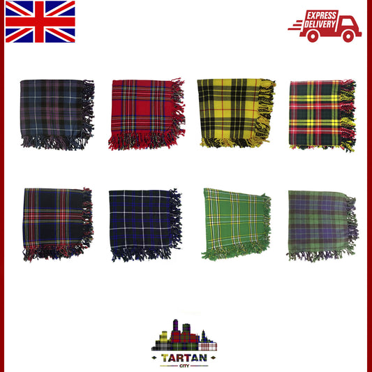 " Schottisch Kilt Fliegen Kariert - 122cmx122cm Acryl Wolle , Viele Tartan "