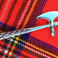 TC Lauder Battle-Axe Kilt Pin Chrome Finish 4"/Scottish Kilt pin/AXE kilt Pins