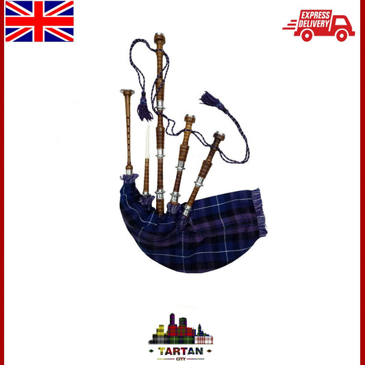 Pride of Scotland Tartan with Rosewood and Silver Detailing by Tartancity