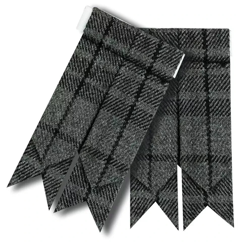 TC Highland Kilt Hose Sock Flashes Garter flashes tartan Pattern