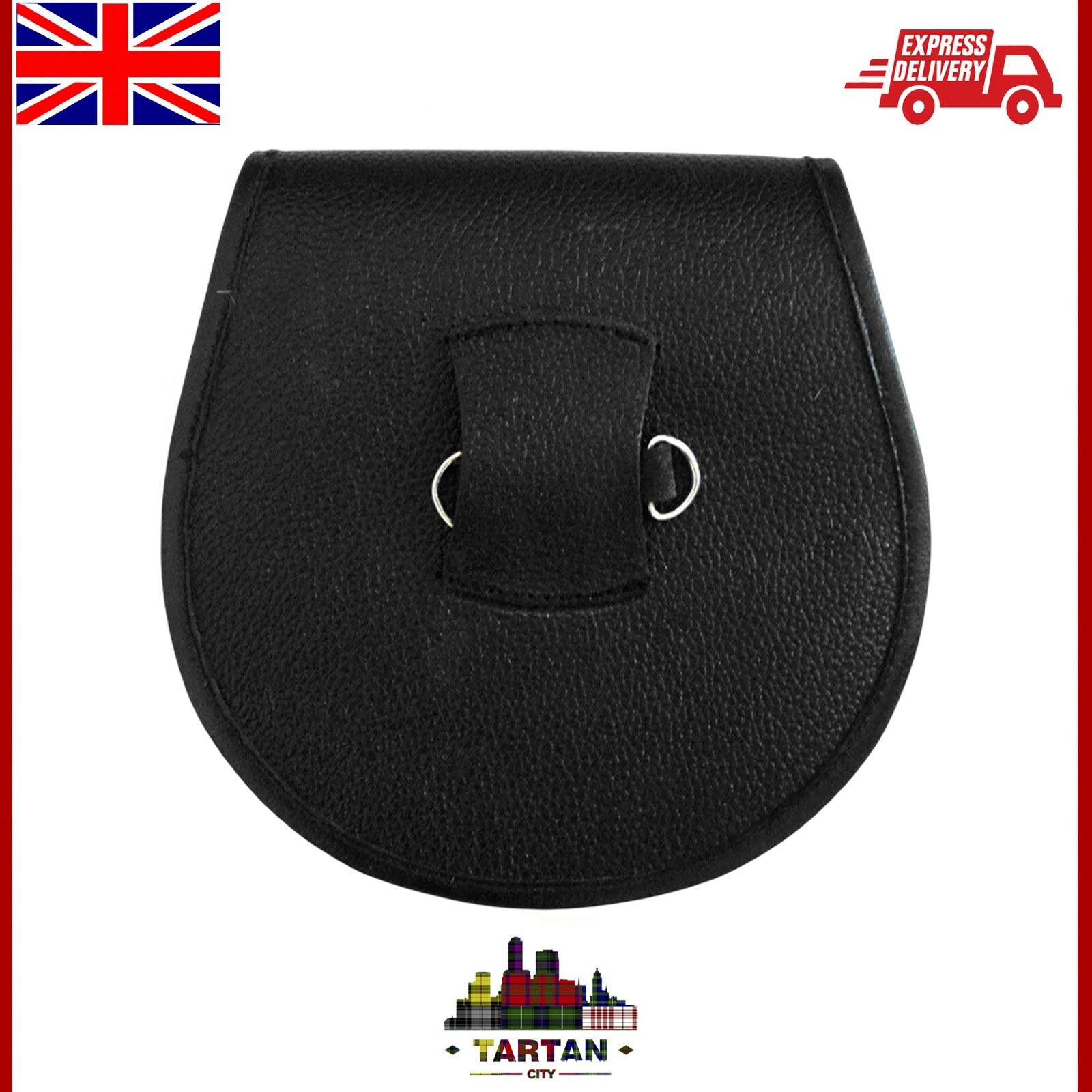 Scottish Crocodile Leather Sporran & Thistle Wallet – Stylish Kilt Accessories