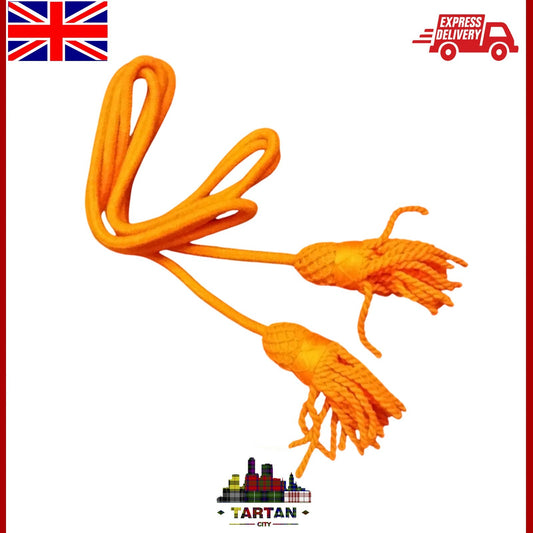Orange Bugle Wool Cord - High-Quality Durable cord for Sewing & Crafts