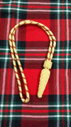 TC British Army Golden & Red Sword Knot/WWI WWII sword knot/Navy sword knot
