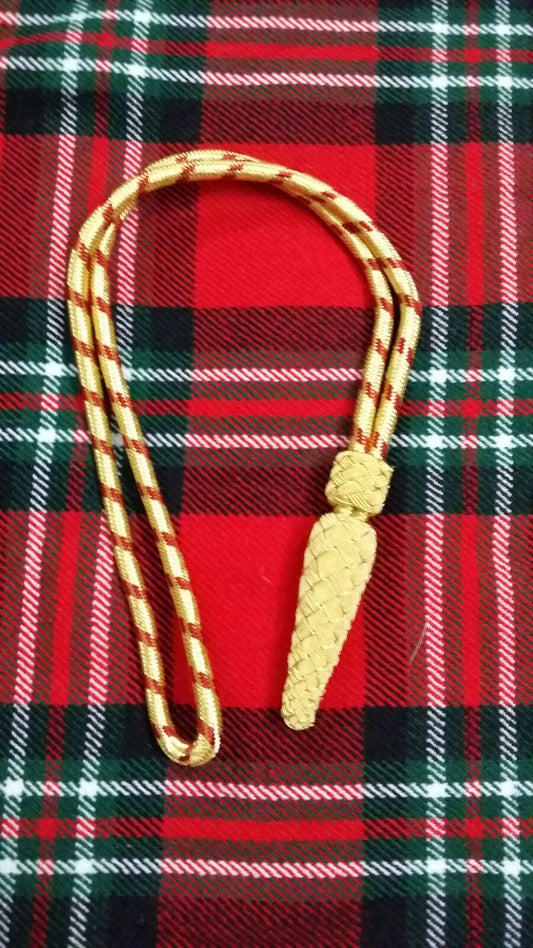 TC British Army Golden & Red Sword Knot/WWI WWII sword knot/Navy sword knot