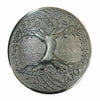 SCOTTISH KILT BELT BUCKLE CELTIC TREE OF LIFE CIRCULAR SILVER FINISH-TC