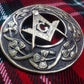 TC Men’s Kilt Fly Plaid Brooches Masonic Antique Finish/plaid brooches masonic