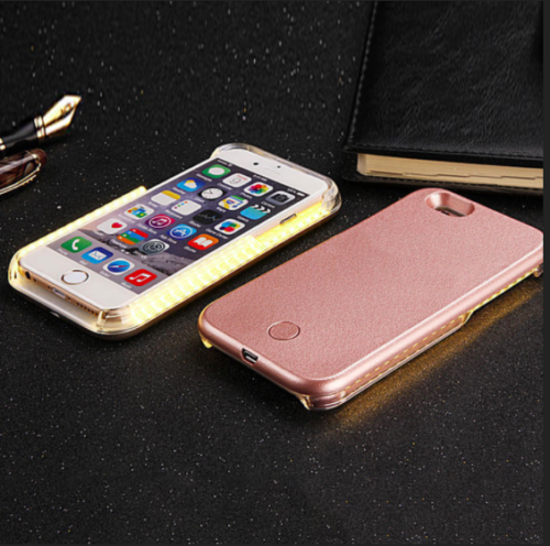 Selfie LED Light Phone Case for iPhone XR X/XS SE2020 8 7 6S Shockproof Cover