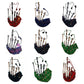 TC Scottish Great Highland Bagpipe Silver mount Rosewood Various Tartan Bagpipes