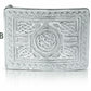 Scottish Kilt Belt Buckle Brass Mirror Shine Celtic Design Sporran-Tc