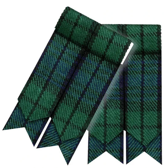 TC Highland Kilt Hose Sock Flashes Garter flashes tartan Pattern