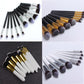 10pcs Kabuki Style Professional Make up Brush Set Foundation Blusher Face Powder