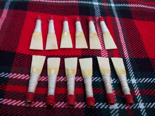 TC Bagpipe Scottish Cane Reed 12 Pcs/Highland Bagpipes Reeds Ready to Play reeds