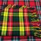 TC Mens Scottish Fly Plaid Buchanan Tartan 48"x48"/Buchanan tartan Kilt Plaid