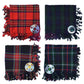 TC New Men's Kilt Fly Plaid With Stone Brooch in Different Tartans Colours