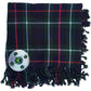 TC New Men's Kilt Fly Plaid With Stone Brooch in Different Tartans Colours