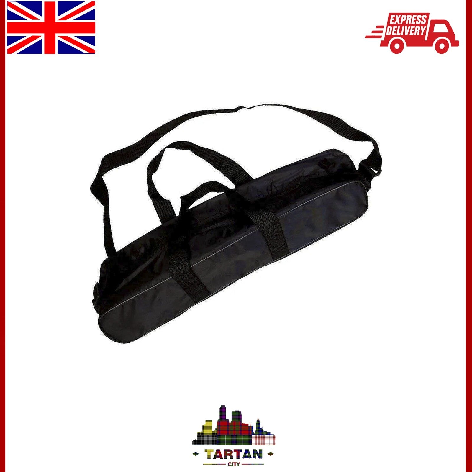Scottish Highland Bagpipe - Natural Rosewood Silver Mounts Tartan Cover Free Bag