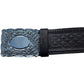 New Scottish Kilt Belt Leather Thistle Embossed Black Piper Belts Buckles-TC